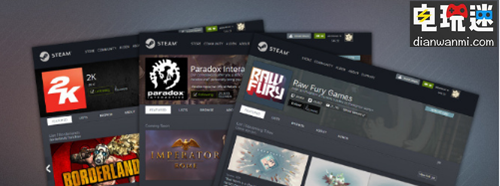 Steam加入开发商及发行商主页功能 Steam STEAM/Epic  第1张
