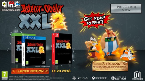 《阿斯泰利克斯与奥贝利克斯 XXL2》高清版将于11月登陆多平台 续作将于2019年推出 XBOXONE PS4 NS 阿斯泰利克斯与奥贝利克斯 XXL2 电玩迷资讯  第1张