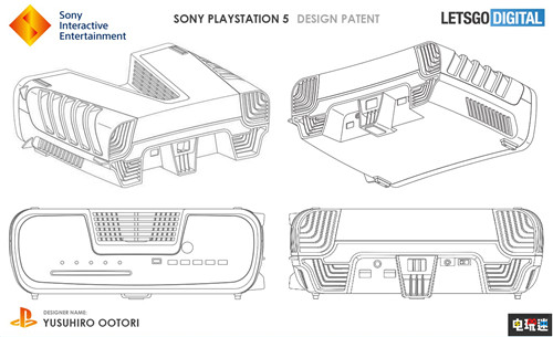 索尼申请新专利V字造型或为PS5开发机 PS5 PlayStation PS4 索尼 索尼PS  第3张