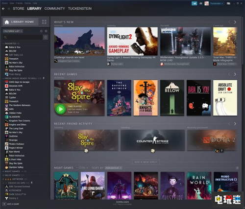 Steam新版游戏库UI将于9月17日公测 PC Valve Steam STEAM/Epic  第1张