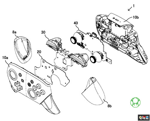 任天堂申请Switch Pro手柄新专利 握柄可拆卸 手柄 Switch Pro Switch 任天堂 电玩迷资讯  第5张