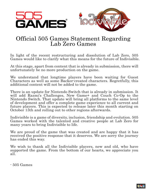 《密不可分》开发商员工流失严重 后续开发将停止 Lab Zero 骷髅女孩 密不可分 电玩迷资讯  第2张