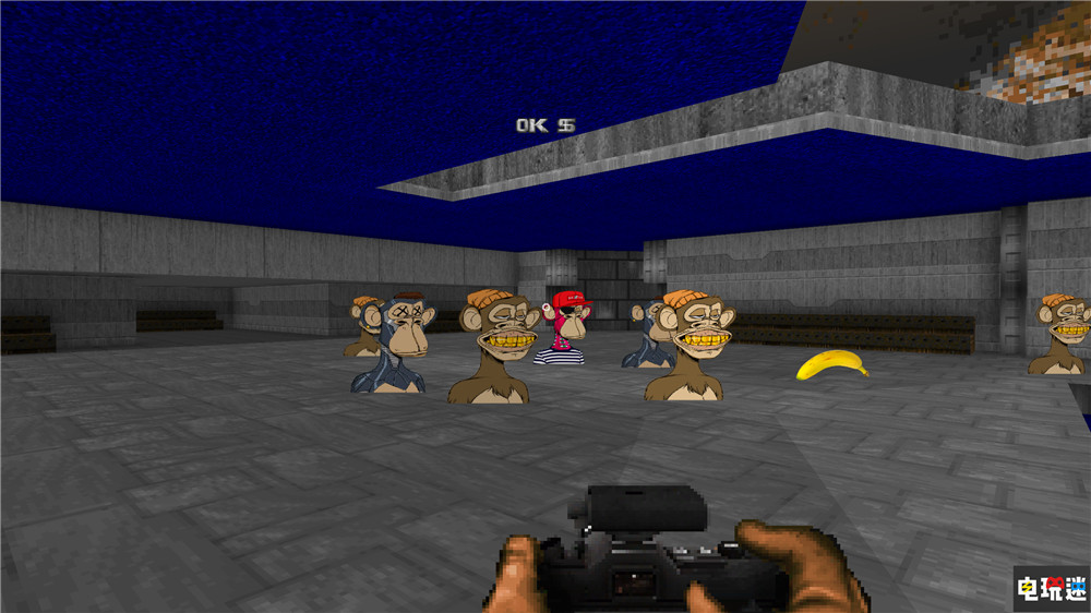玩家制作《毁灭战士2》mod嘲讽NFT 拍摄无聊猴代替打恶魔 区块链 单机游戏 游戏模组 mod NFT 毁灭战士2 电玩迷资讯  第2张