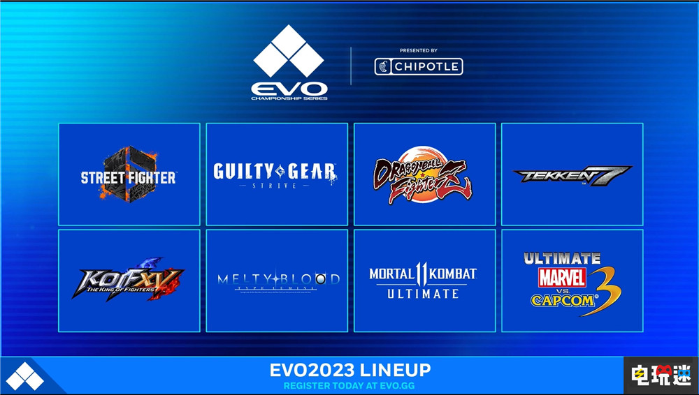 格斗大赛EVO 2023比赛将包含《街霸6》 UMVC3回归 终极漫威英雄VS卡普空3 铁拳7 拳皇15 街霸6 街头霸王6 格斗游戏 EVO 电玩迷资讯  第1张