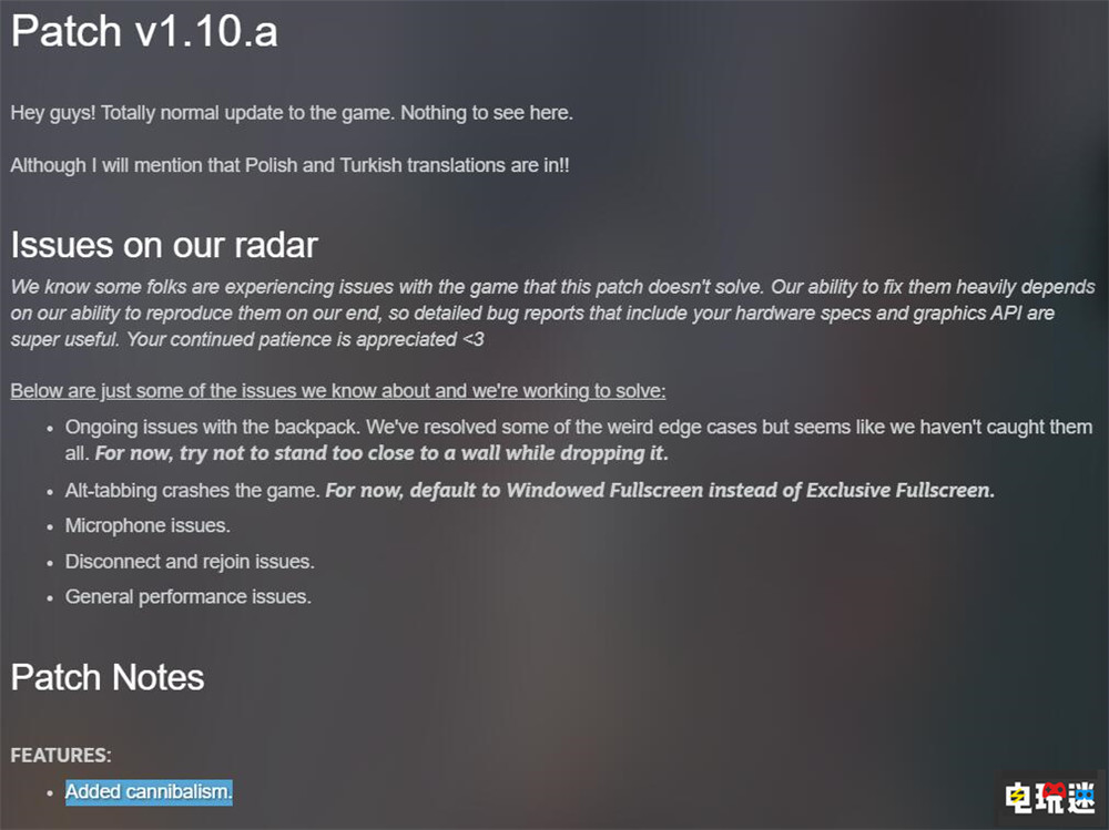 《PEAK》添加“汉尼拔”机制：队友嘎嘣脆，火鸡味 生存游戏 联机游戏 PC游戏 Steam PEAK STEAM/Epic  第2张