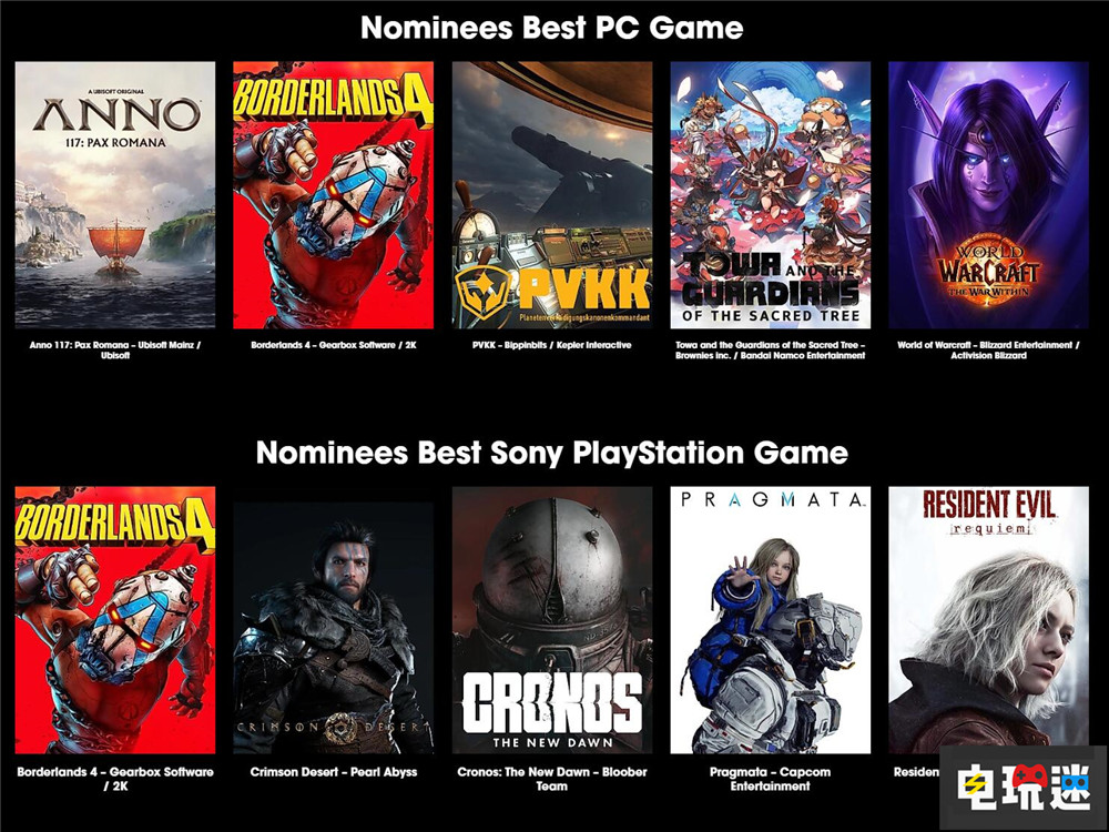 科隆游戏展大奖提名公开 《生化危机9》狂揽5项提名 马力欧赛车：世界 咚奇刚：蕉力全开 无主之地4 红色沙漠 生化危机9 科隆游戏展 电玩迷资讯  第7张