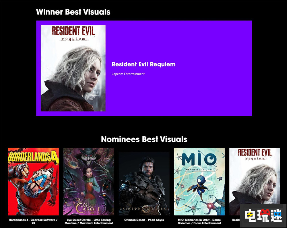 科隆游戏展大奖公布：《生化危机9》斩获4奖成最大赢家 马力欧赛车：世界 咚奇刚：蕉力全开 生化危机9 科隆游戏展大奖 电玩迷资讯  第2张