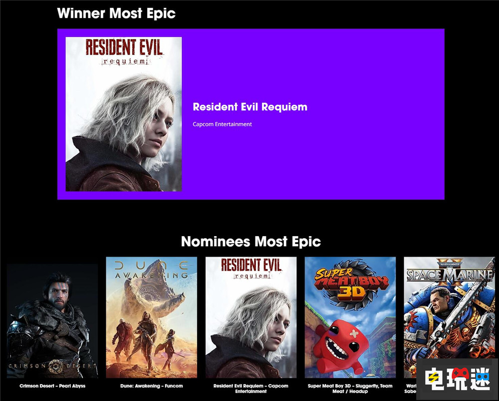 科隆游戏展大奖公布：《生化危机9》斩获4奖成最大赢家 马力欧赛车：世界 咚奇刚：蕉力全开 生化危机9 科隆游戏展大奖 电玩迷资讯  第6张
