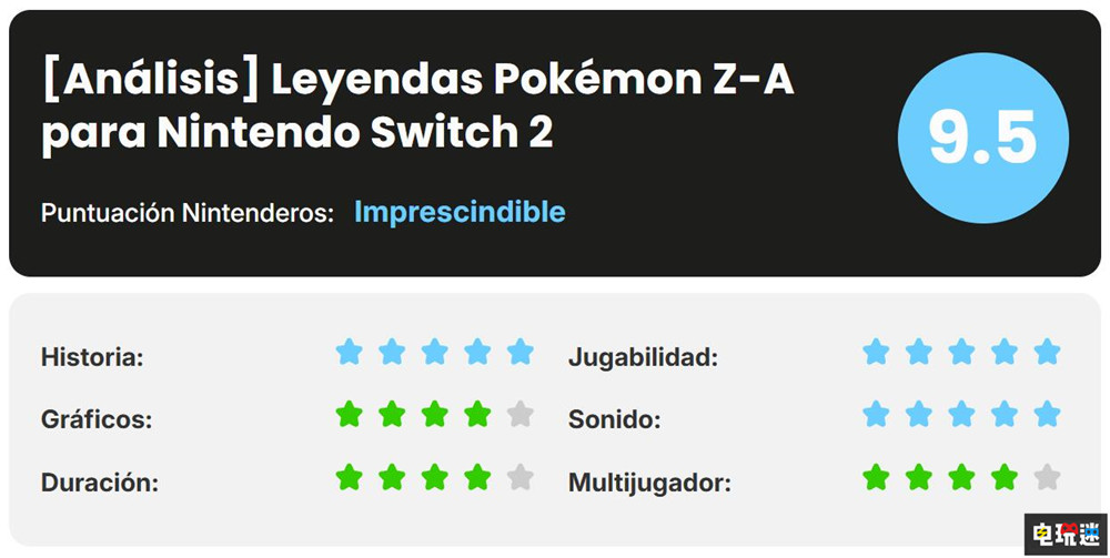 《宝可梦传说 Z A》MTC：81分 战斗有新意 NS拖后腿 Switch2 任天堂 Switch 宝可梦 Mega进化 宝可梦传说Z A 任天堂SWITCH  第4张