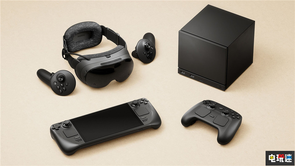 V社公开三款新硬件：游戏PC、手柄与VR 扩展Steam硬件生态 VR设备 Steam Frame 游戏手柄 Steam Controller 游戏PC Steam Machine Steam V社 Valve STEAM/Epic  第1张